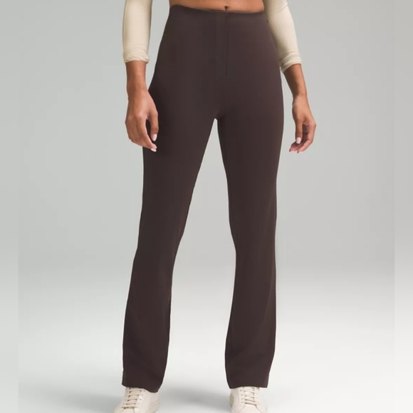 lululemon athletica Pants - Lululemon Smooth Fit Pull-On High-Rise Pant Regular Length Espresso Sz 20